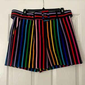 New York & Co. Rainbow stripe shorts